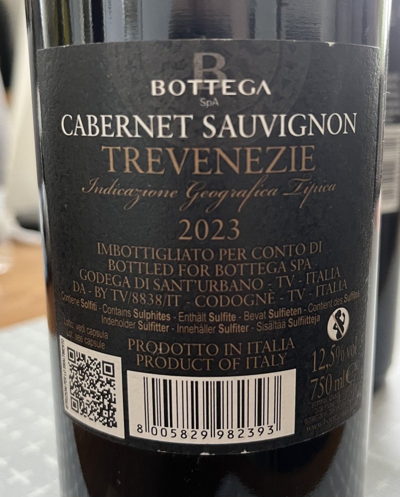 Baksida av Bottega Trevenezie