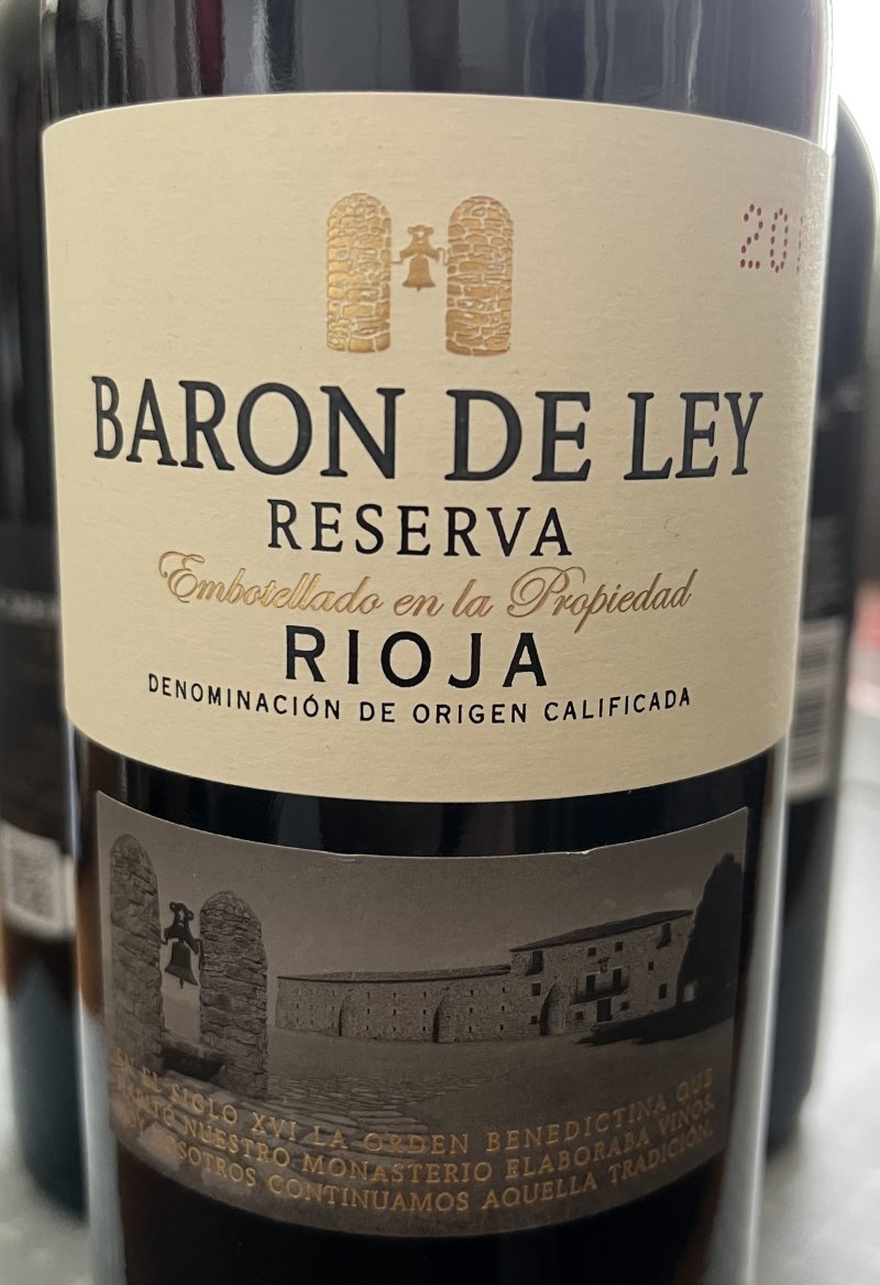 Framsida av Baron De Ley Reserva