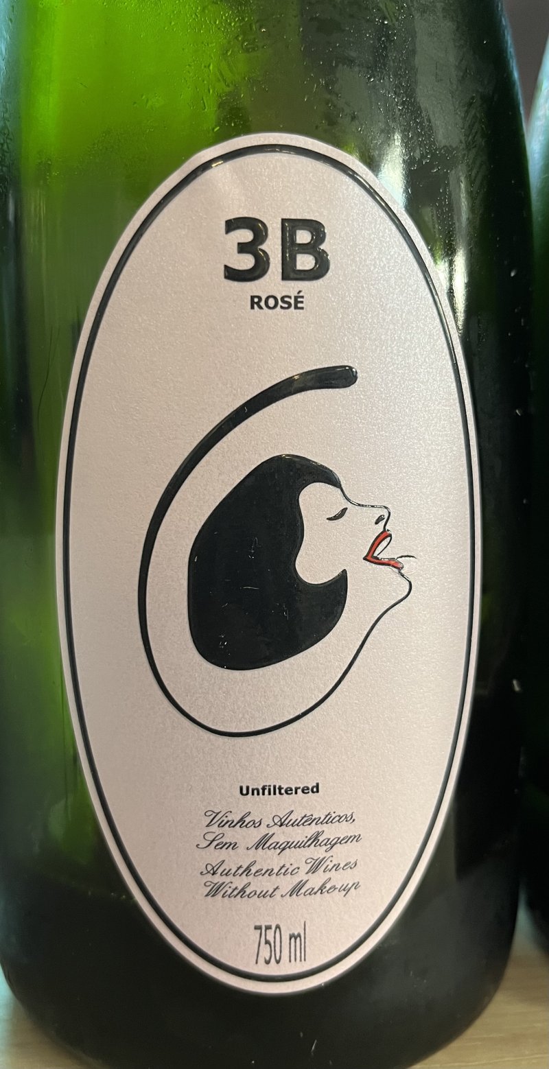 Framsida av Filipa Pato 3b Rose Extra Bruto