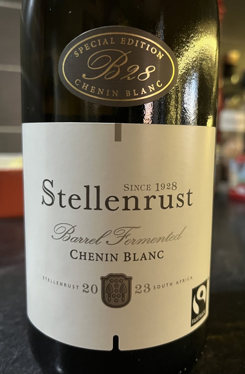 Framsida av Stellenrust Barrel Fermented