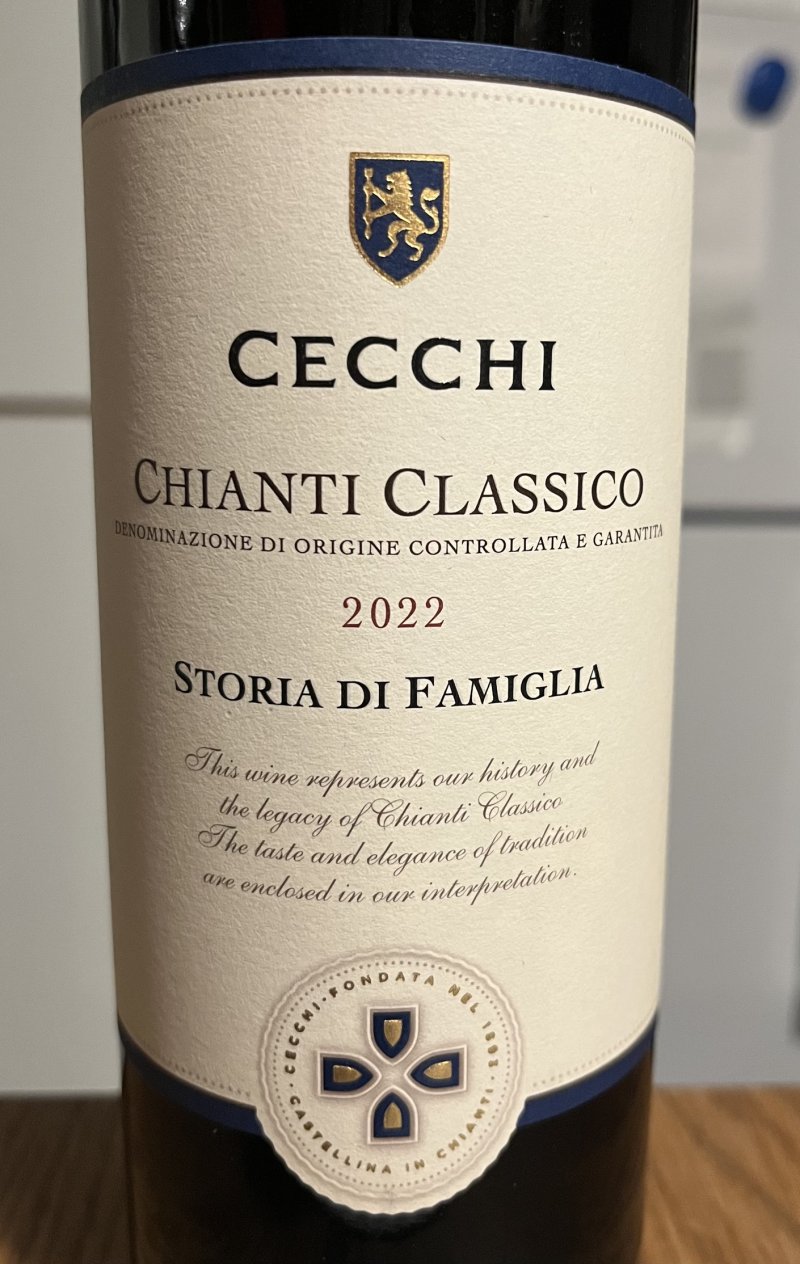 Framsida av Cecchi Chianti Classico