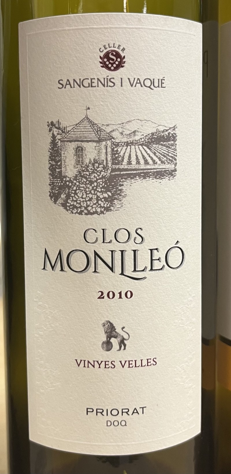 Framsida av Clos Monlleó Sangenís i Vaqué