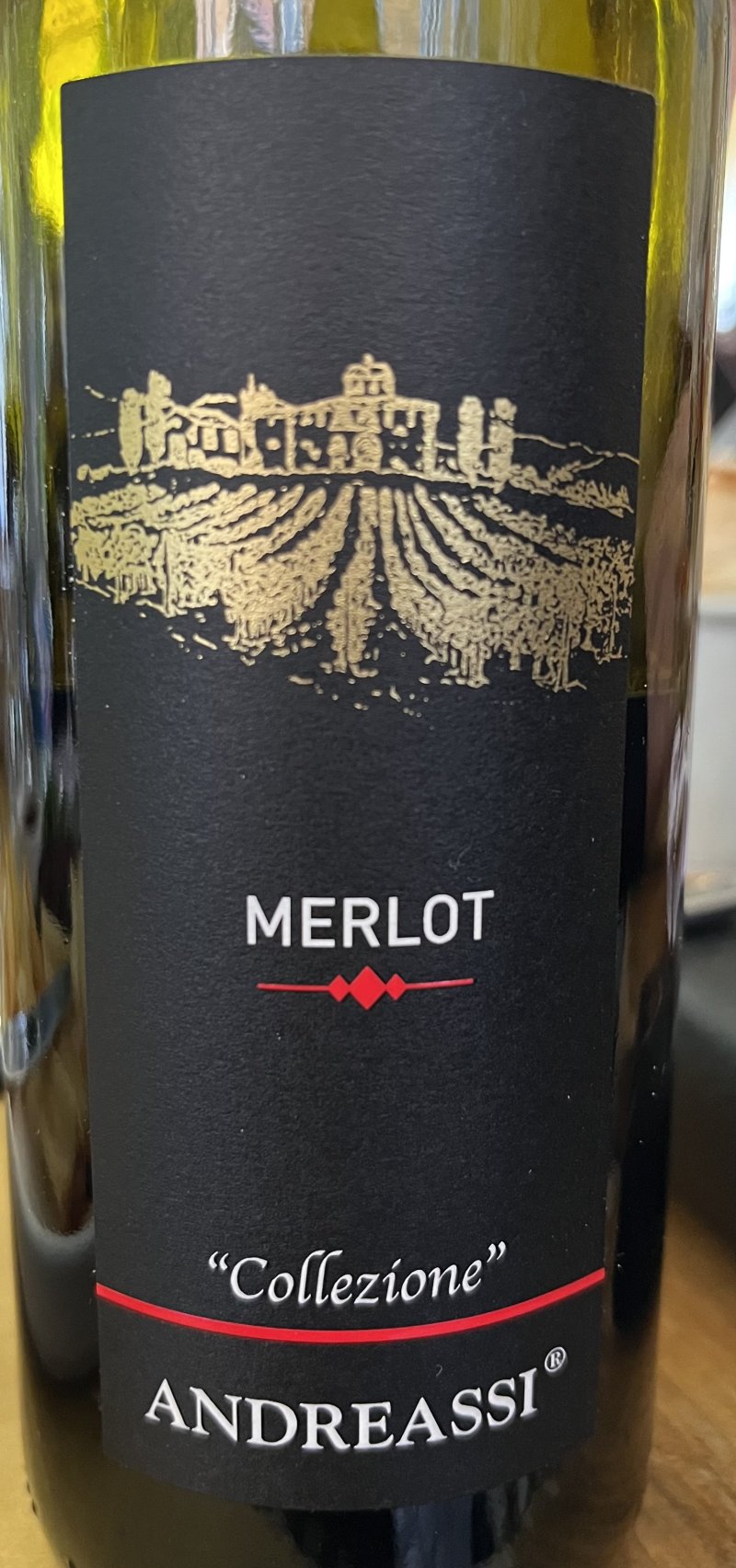 Framsida av Andreasson Lazio Merlot Collezione
