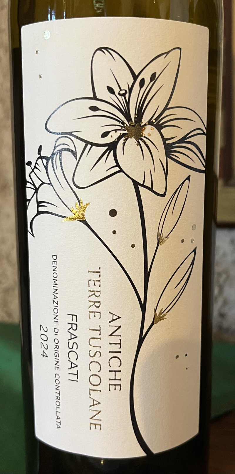 Framsida av Antiche Terre Tuscola Frascati