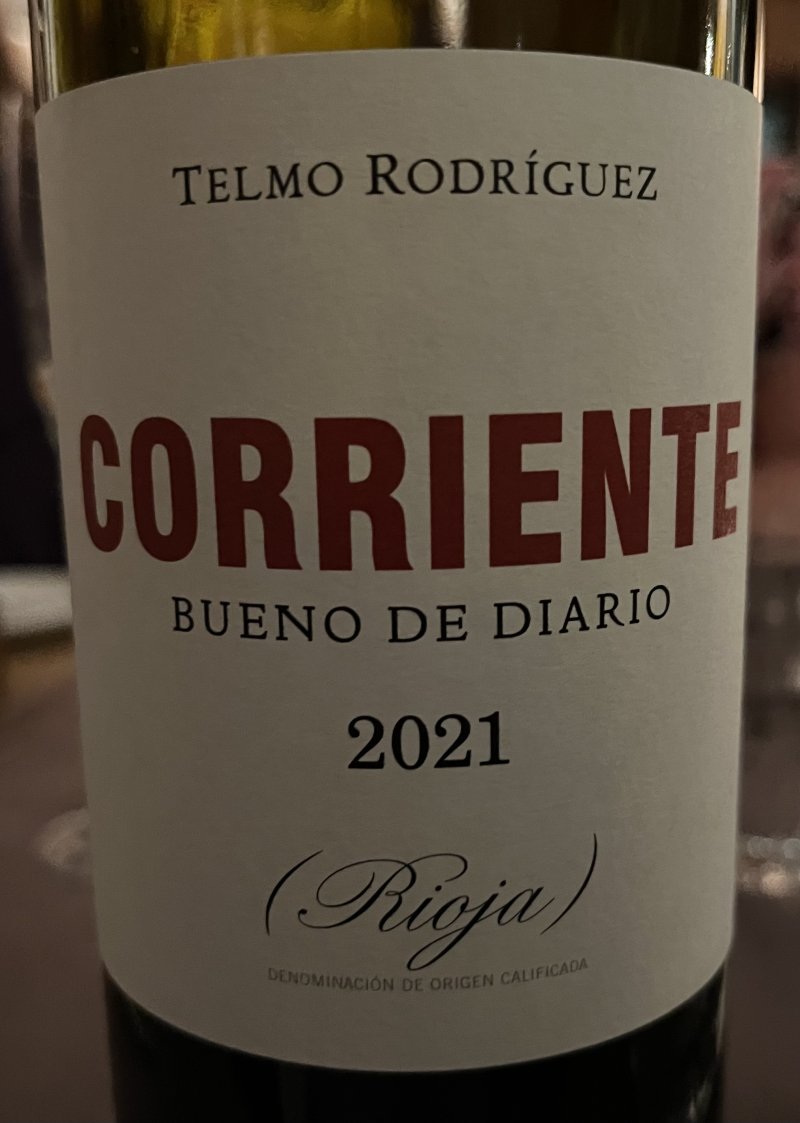 Framsida av Corriente