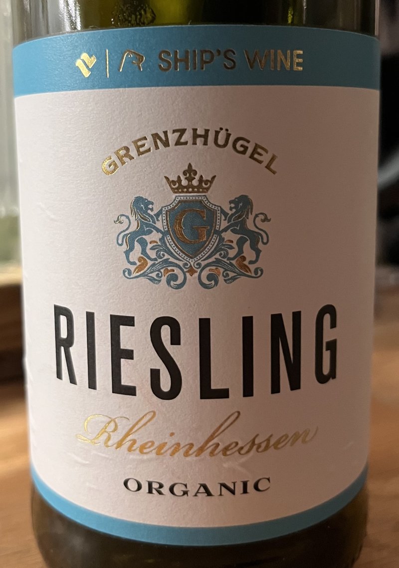 Framsida av Grenzhügel Riesling Rheinhessen