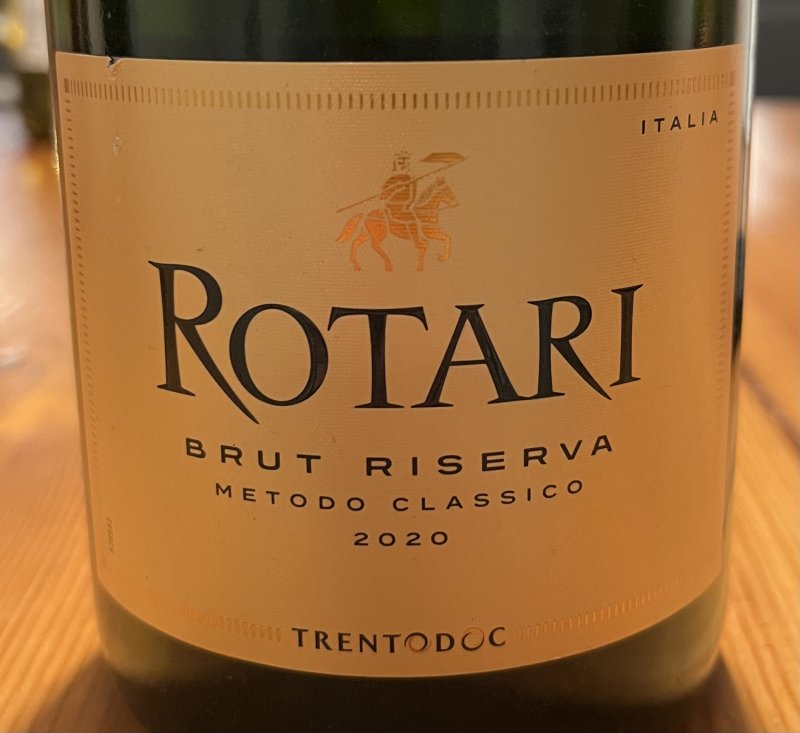 Framsida av Rotari Riserva Brut