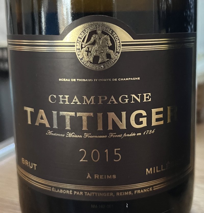 Framsida av Taittinger