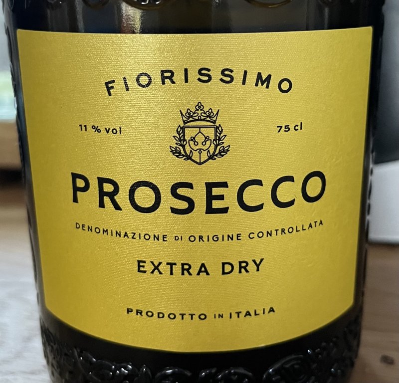 Framsida av Fiorissimo Prosecco Extra Dry