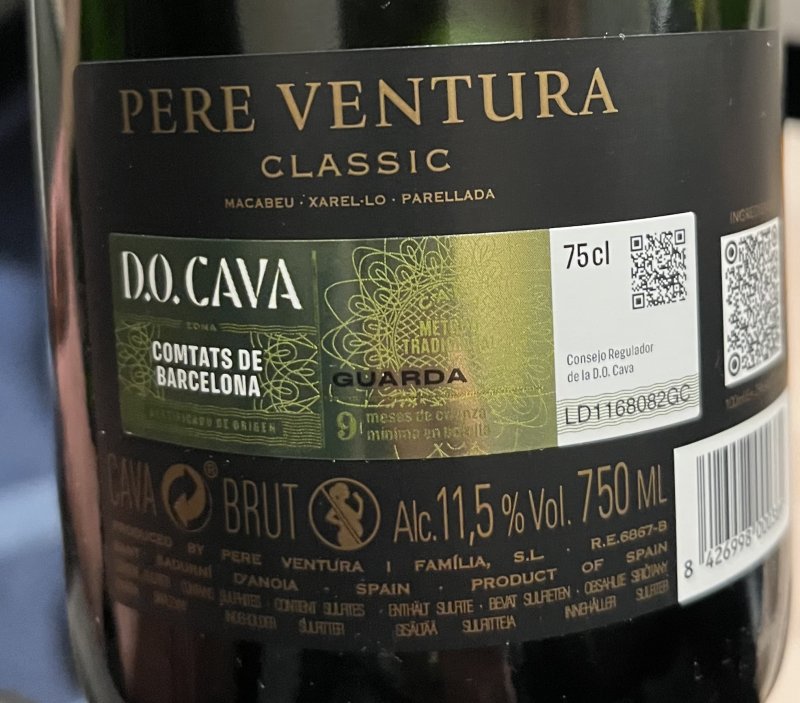 Baksida av Peter Ventura