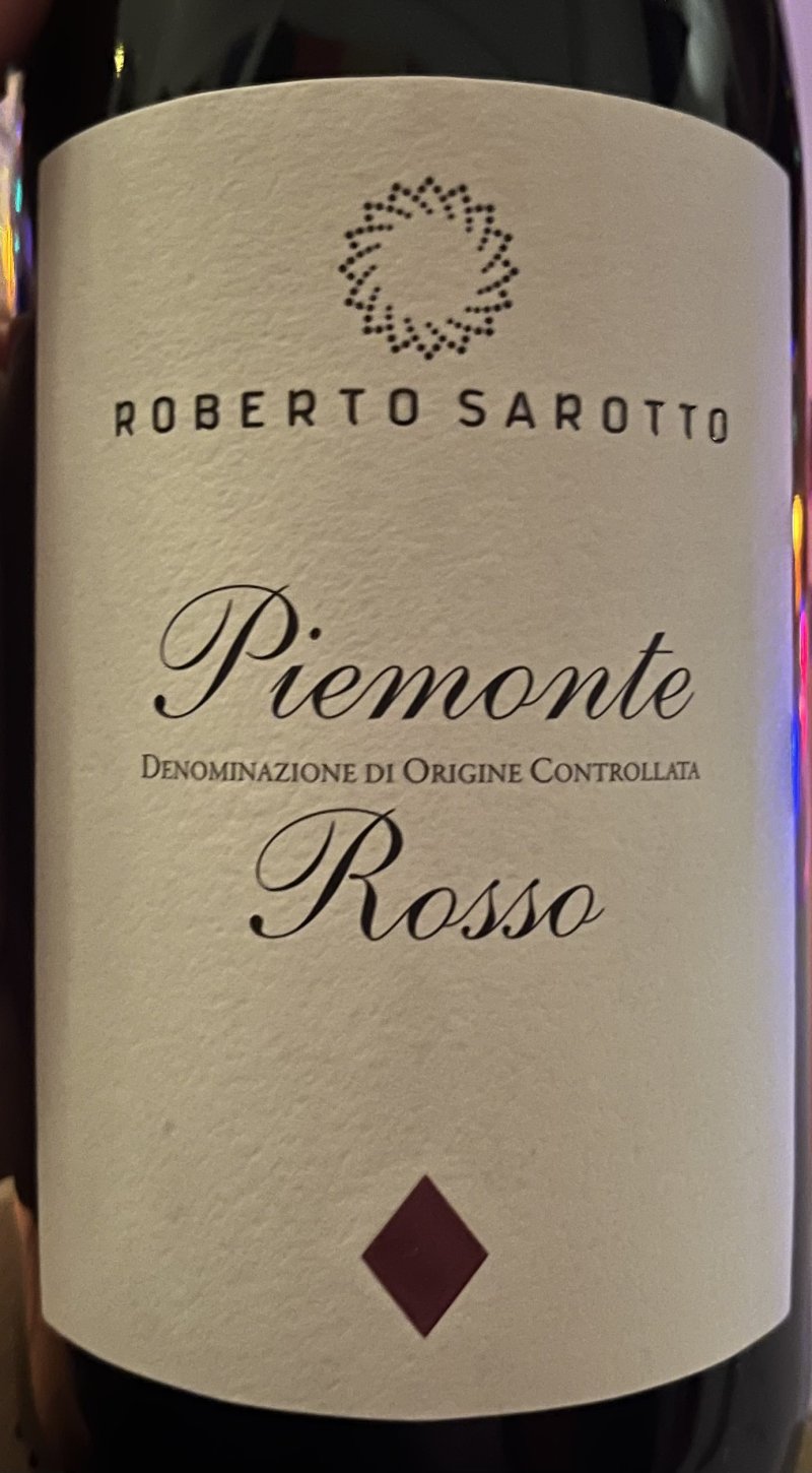 Framsida av Roberto Sarotto Piemonte Rosso