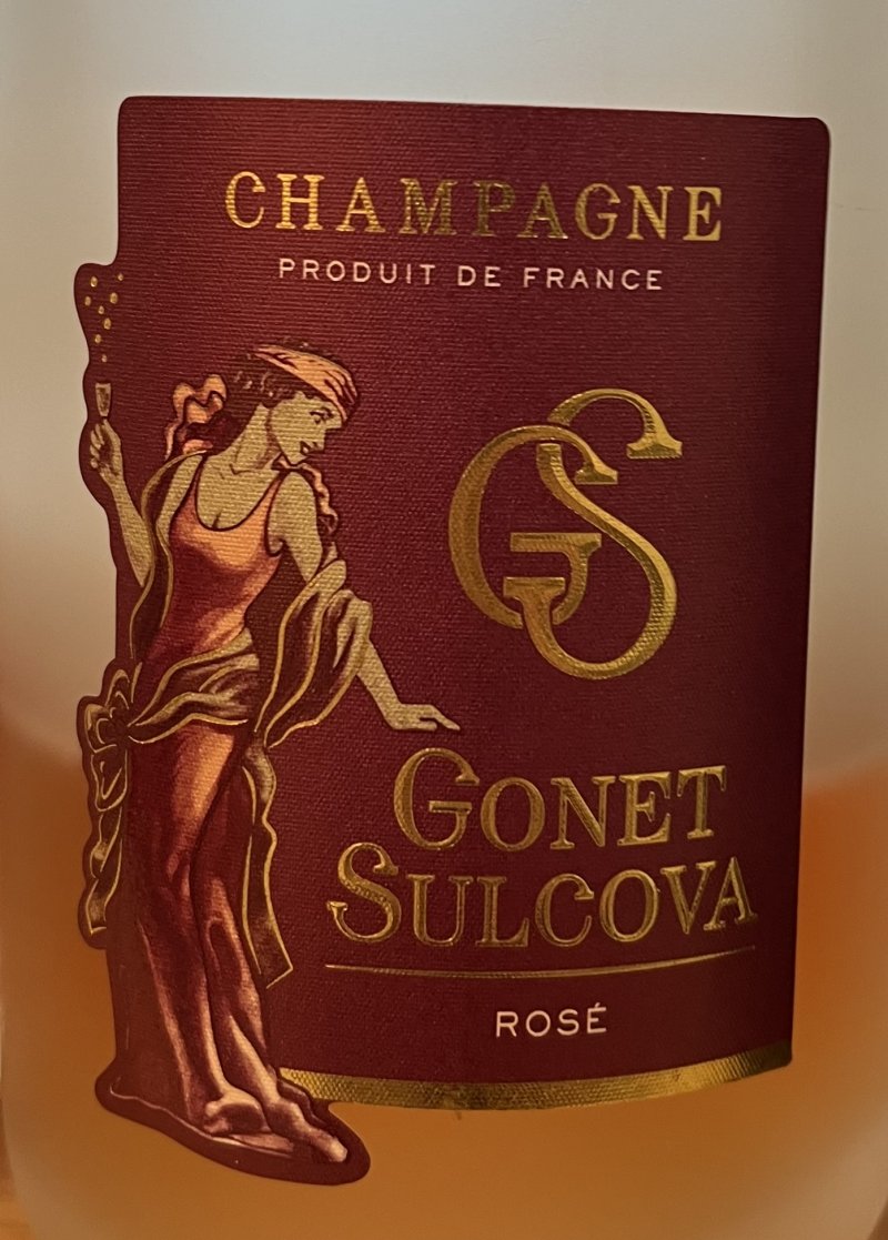 Framsida av Gonet Sulcova Rose Champagne Sec