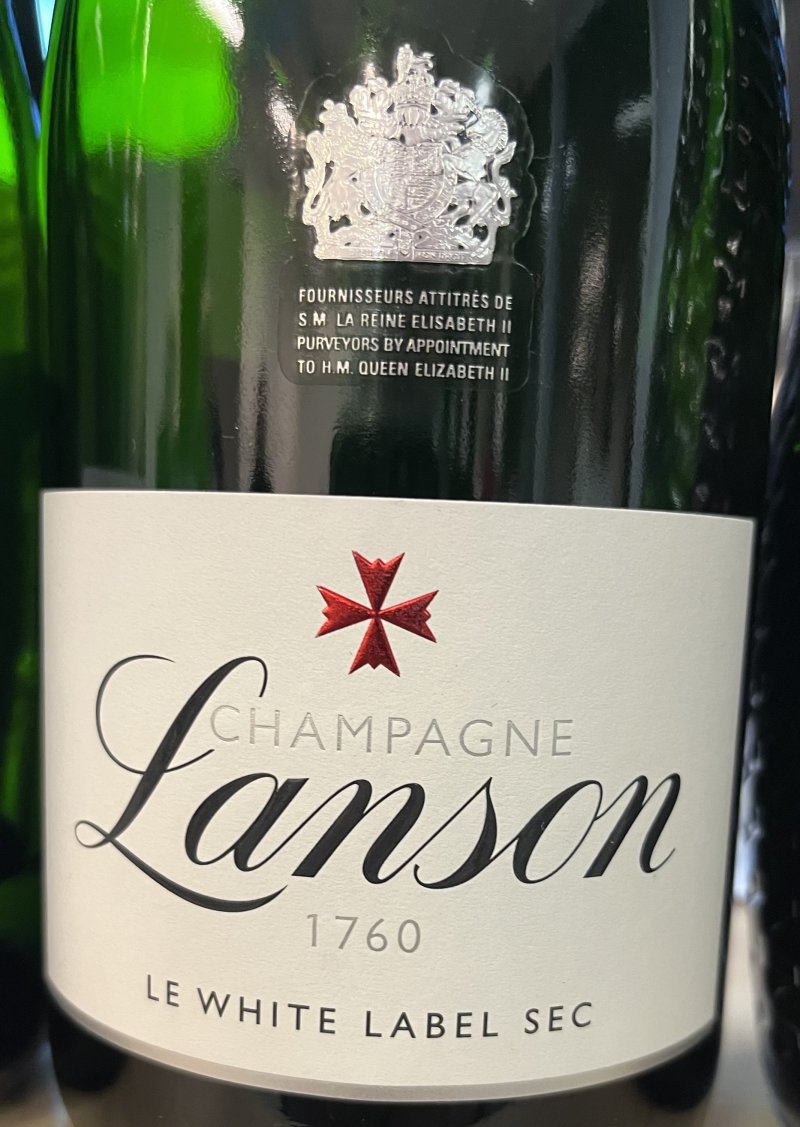 Framsida av Lanson Le White Label Sec