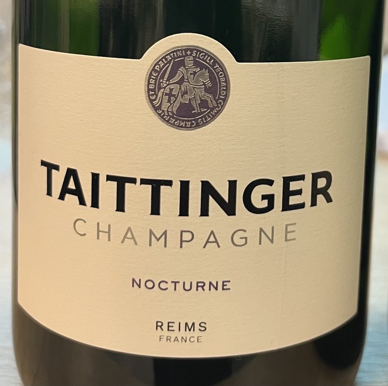Framsida av Taittinger Nocturne Champagne Sec