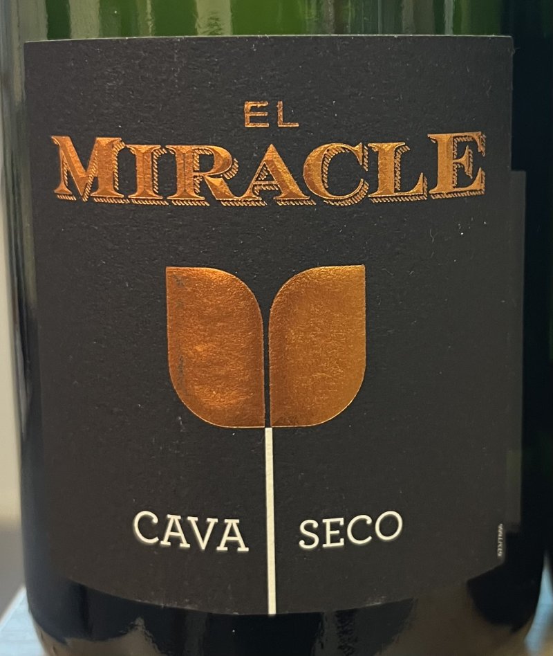Framsida av El Miracle Cava Seco