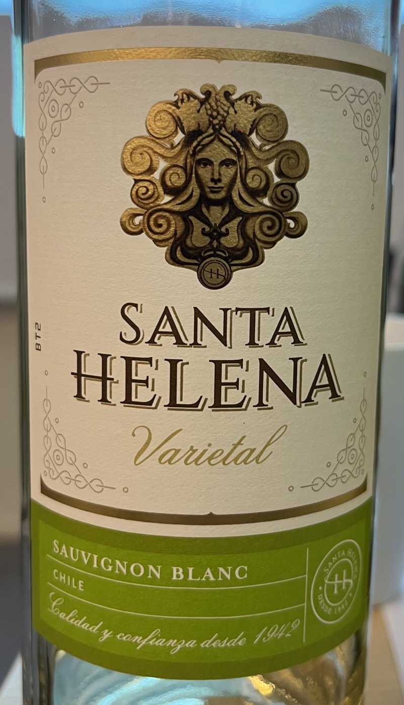 Framsida av Santa Helena Varietal Sauvignon Blanc
