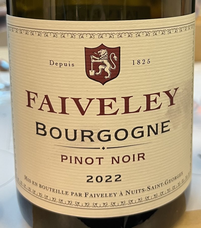 Framsida av Joseph Faiveley Pinot Noir