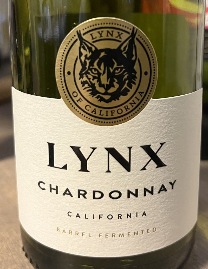 Framsida av Lynx Chardonnay
