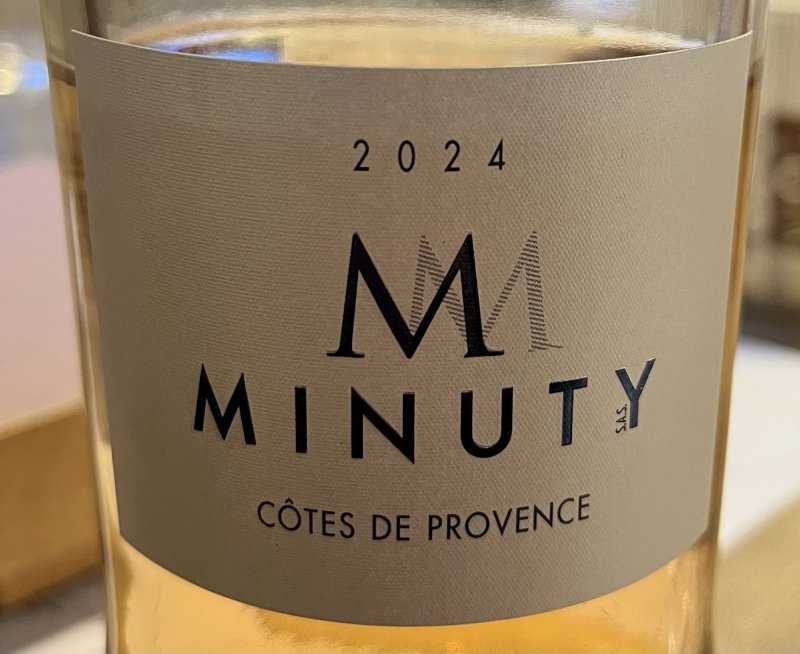 Framsida av Minuts Côtes de provence