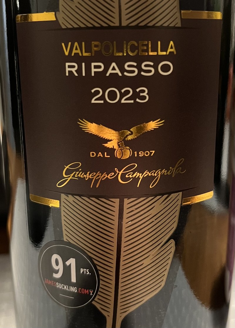 Framsida av Valpolicella Ripasso 2023