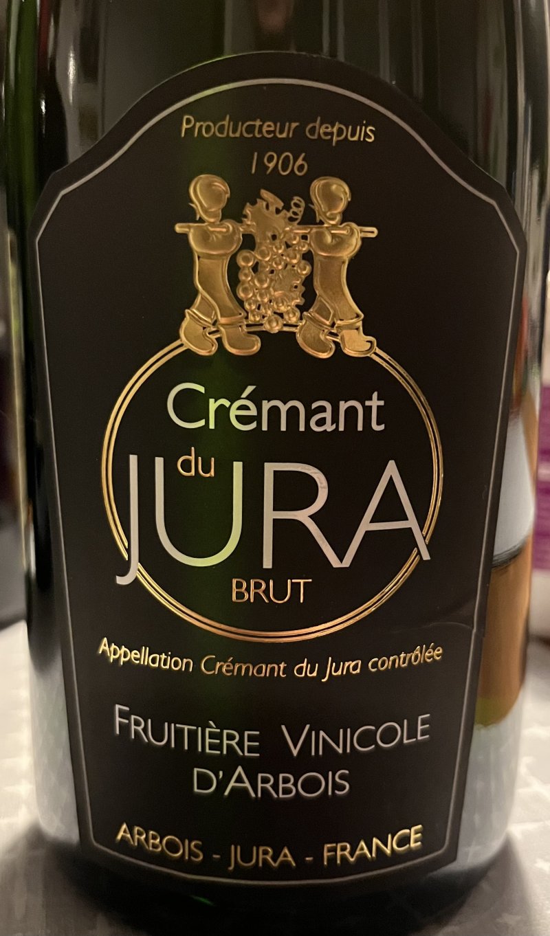 Framsida av Crémant du Jura Brut