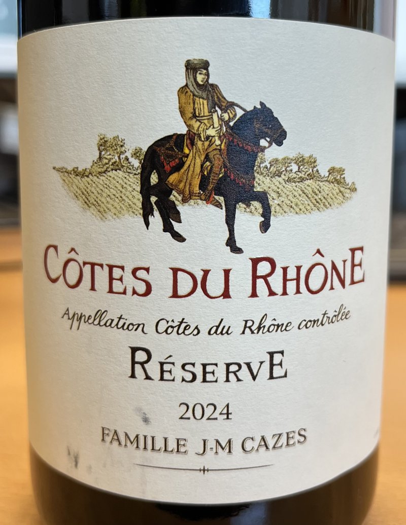 Framsida av Côtes du Rhône Famillle J-M Cazes